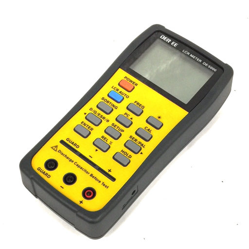 DER EE LCR METER DE-5000 デュアルディスプレイL:C:R メーター